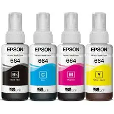 T664 Compatible Refill Ink (4 COL INK SET) (70ml PER COL)