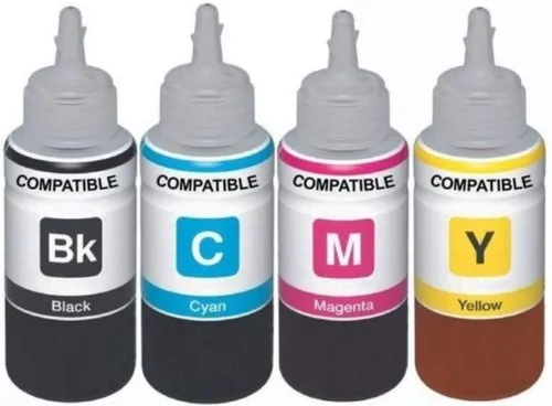 UNIVERSAL ink (4 COL SET) compatible FOR INKJET PRINTER (100 ML PER COL)